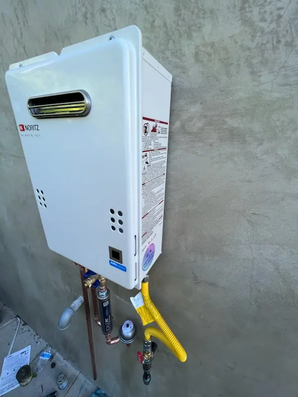 Tankless water heater installation for Osceola Village homes