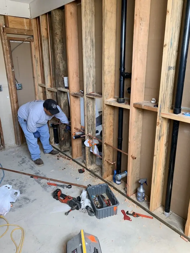 Commercial rough-in plumbing for Water Heater Replacement in Osceola Village
